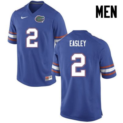 Men's Florida Gators #2 Dominique Easley NCAA Nike Blue Authentic Stitched College Football Jersey OWL5362IW